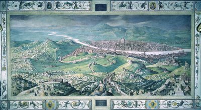 Die Belagerung von Florenz von Jan van der Straet
